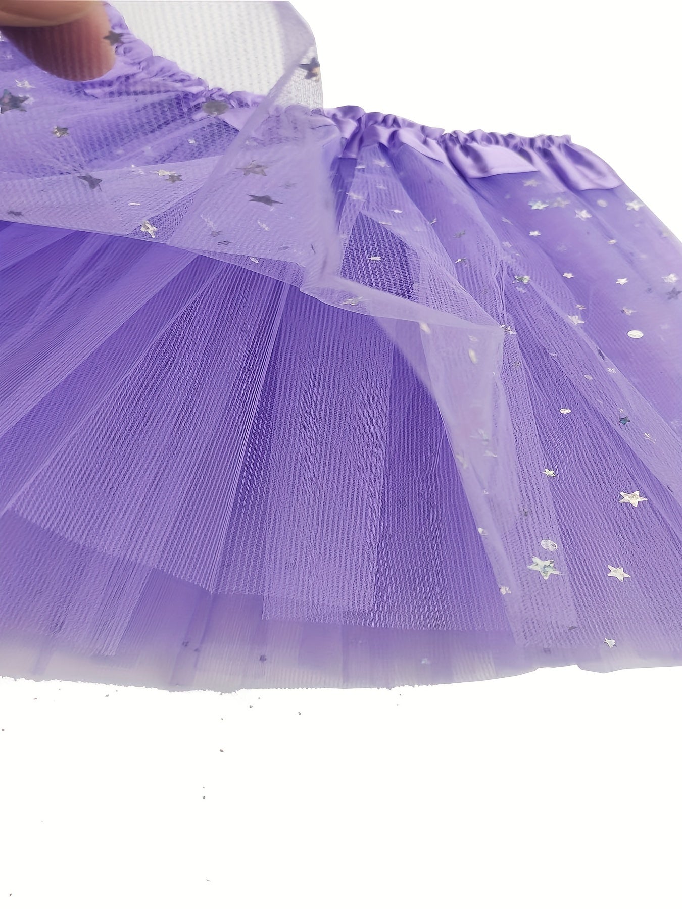 Toddler Girls Sequin Stars Tutu Skirt For Party Ballet Dance Princess Costume