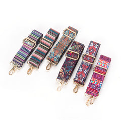 Colorful Boho Style Shoulder Strap for Crossbody Bag