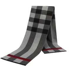 Men's Business Wool Scarf for Winter