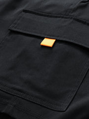 Men's Elastic Waist Drawstring Cargo Shorts for Summer