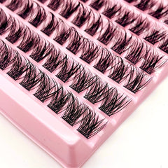 10 Rows D Curling Self Grafting Lashes Cluster