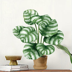 Potted Green Plants Wall Stickers Leaves Wall Posters Decorations