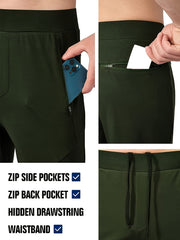 Men's Waterproof Zipper Pocket Jogger Sweatpants