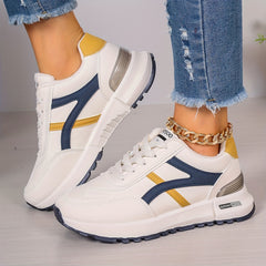Women's Air Cushion Athletic Sneakers Anti-slip Lightweight Warm Running Shoes
