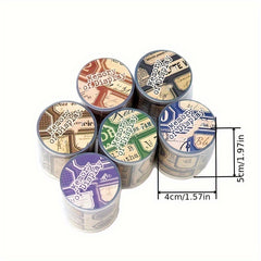 PET Diary Tape Memory Series Label Sticker 78.74in