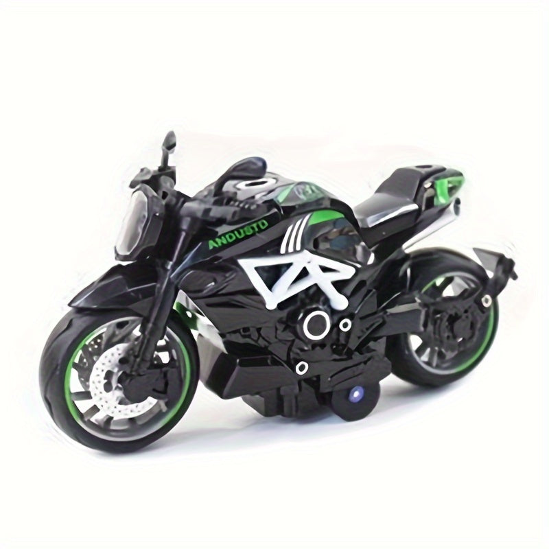 Alloy Pull Back Motorcycle Model Toy Ornament Sliding Car Toy