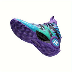 Stylish Luminous Basketball Shoes For Boys Anti Slip High Top Shoes