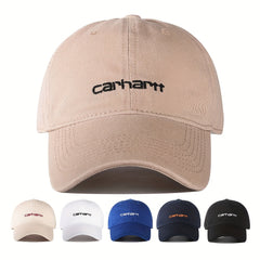Classic Letter Embroidery Baseball Cap Solid Golf Dad Hats
