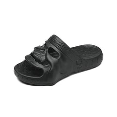 Men's Skull Slides Non Slip Slippers Soft Shoes Indoor Outdoor Beach
