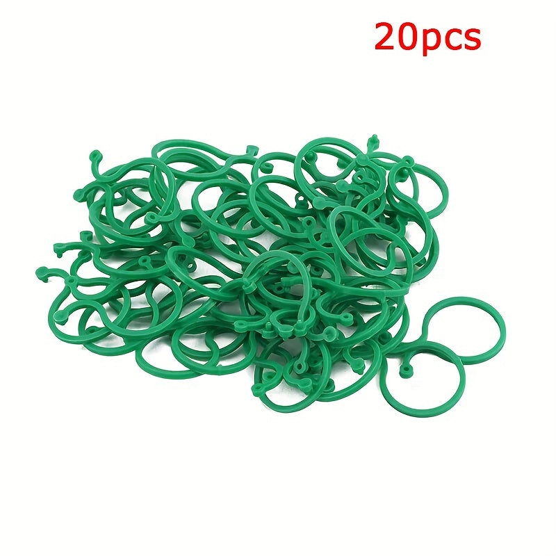 20pcs Plant Fixing Buckles for Enhancing Garden Beauty
