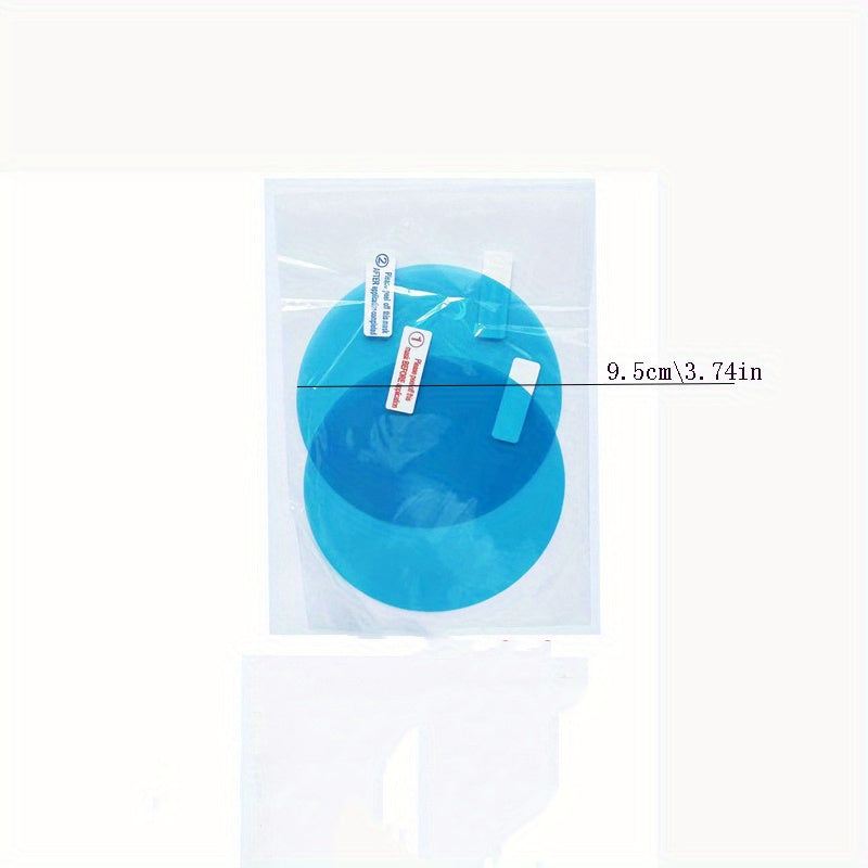2pcs Car Rearview Mirror Rainproof Film Protect Lens On Rainy Days