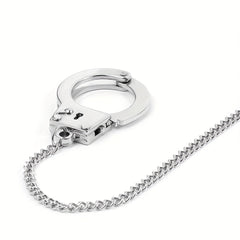 Gothic Punk Handcuffs Collarbone Chain Necklace