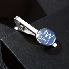 Steampunk Jehovah Witness Tie Clip Glass Photo Cap Booth Men's Accessories