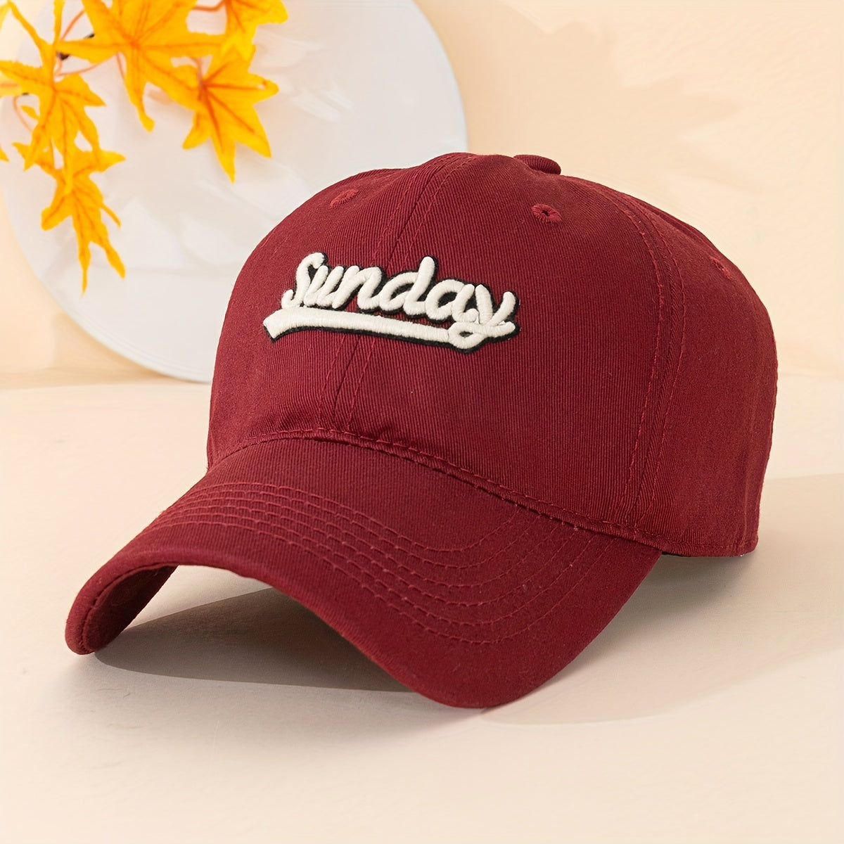 Adjustable Unisex Baseball Cap with Embroidery