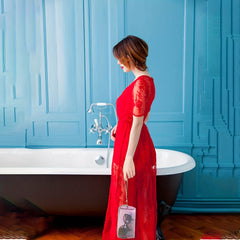 4Pcs Clear Makeup Bag Pouch Waterproof Toiletry Bag