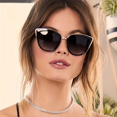 Cat Eye Sunglasses Gradient Driving Glasses UV400