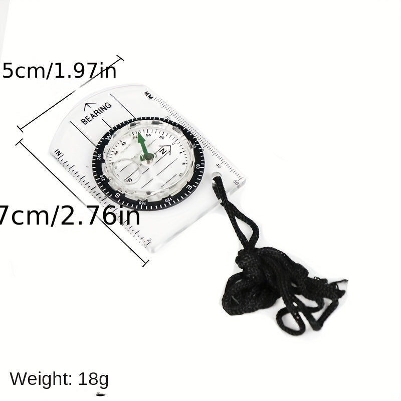 Outdoor Portable Compass with Map Scale