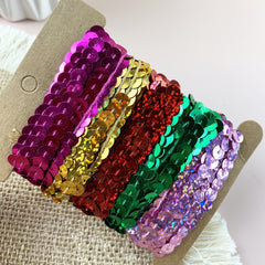 DIY Colorful Sequin Strips 9 14m Card