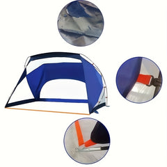 Portable Beach Sunshade Tent Easy Folding Sun Shelter for Fishing Camping