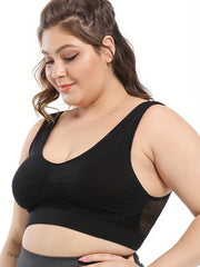 3 Pack Plus Size Women's Sports Bra Set