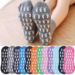 Anti-slip Yoga Socks Low Cut Towel Bottom Short Crew Socks