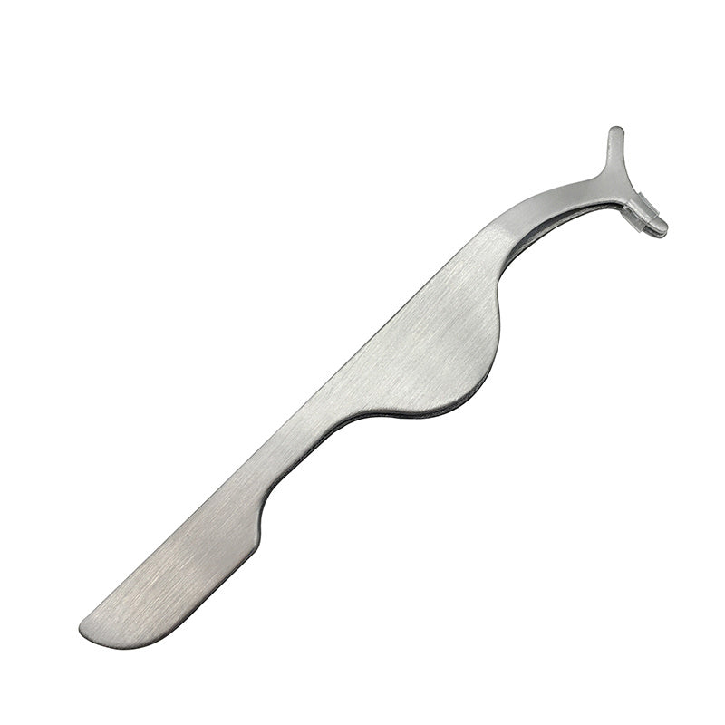 False Eyelash Tweezers Stainless Steel Eyebrow Clip