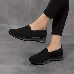 Women's Solid Walking Shoes Breathable Running Shoes