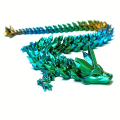 3D Printed Dragon Laser Crystal Collectible Toy Home Decoration