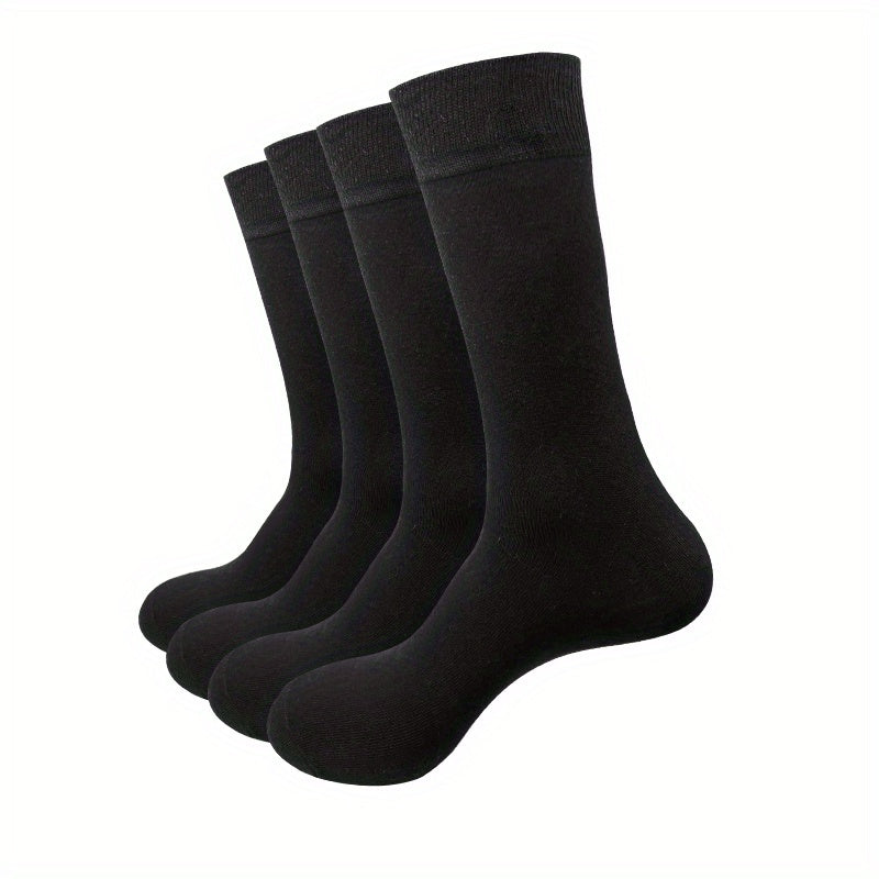 4 Pairs Men's Casual Sweat Absorbent Breathable Socks