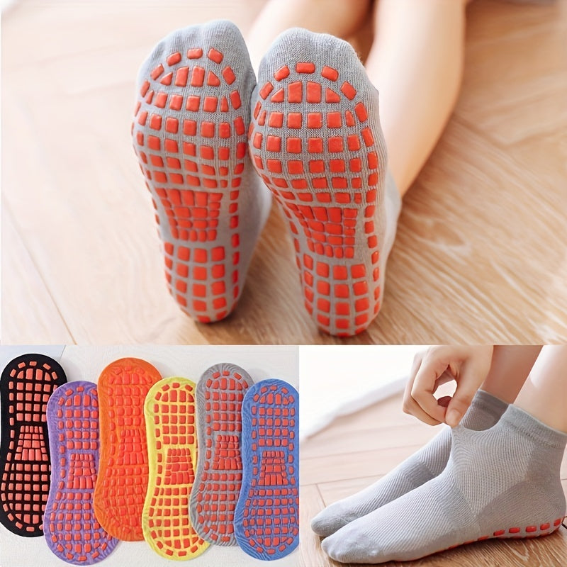 Solid Education Yoga Socks Women Breathable Non-slip Low Top Thin Socks