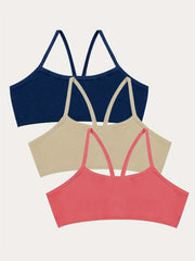 Girls Stretch Bras Soft Bralette Underwear For Teens 7-11 Years