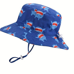 Shark Fisherman's Hat Breathable Wide Brim Sun Protection Bucket Hat