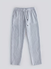 Loose Fit Striped Sweatpants Men's Drawstring Casual Pants