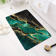 Diatom Mud Absorbent Mat Toilet Bathroom Floor Mat Non slip Entry Door Mat