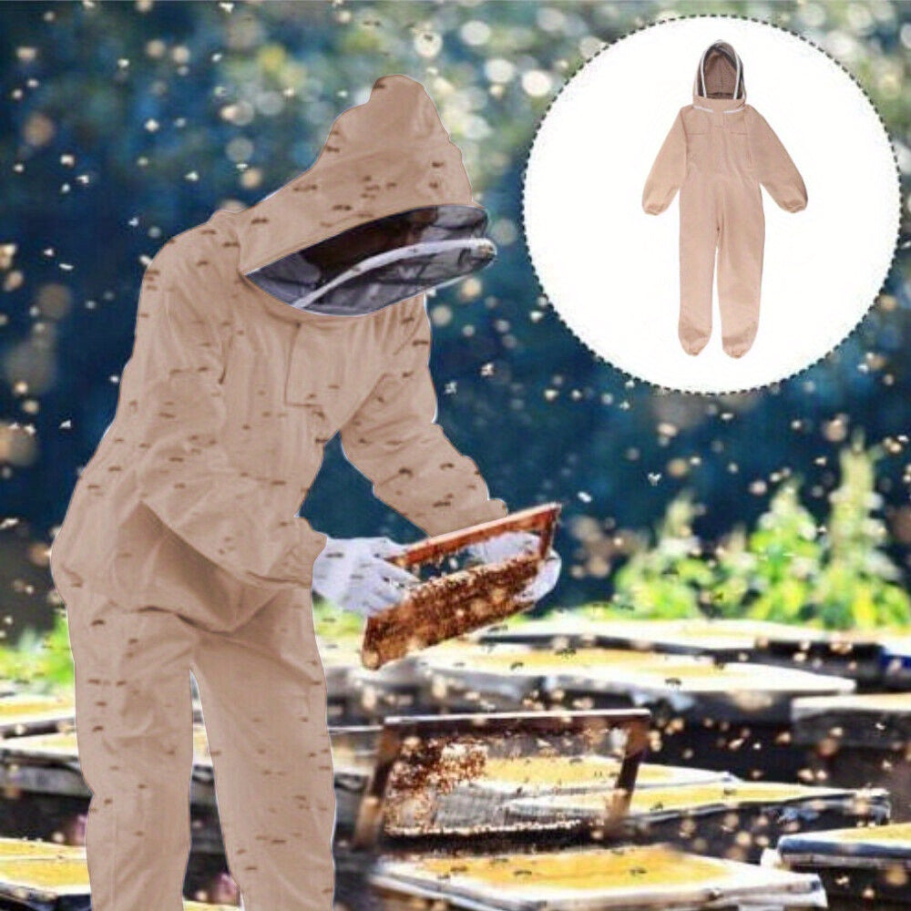 Bee Suit for Men and Women Professional Beekeeper Suit with Veil Hood