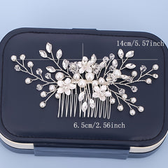 Faux Pearl Wedding Hair Comb Bridal Hair Pin For Wedding