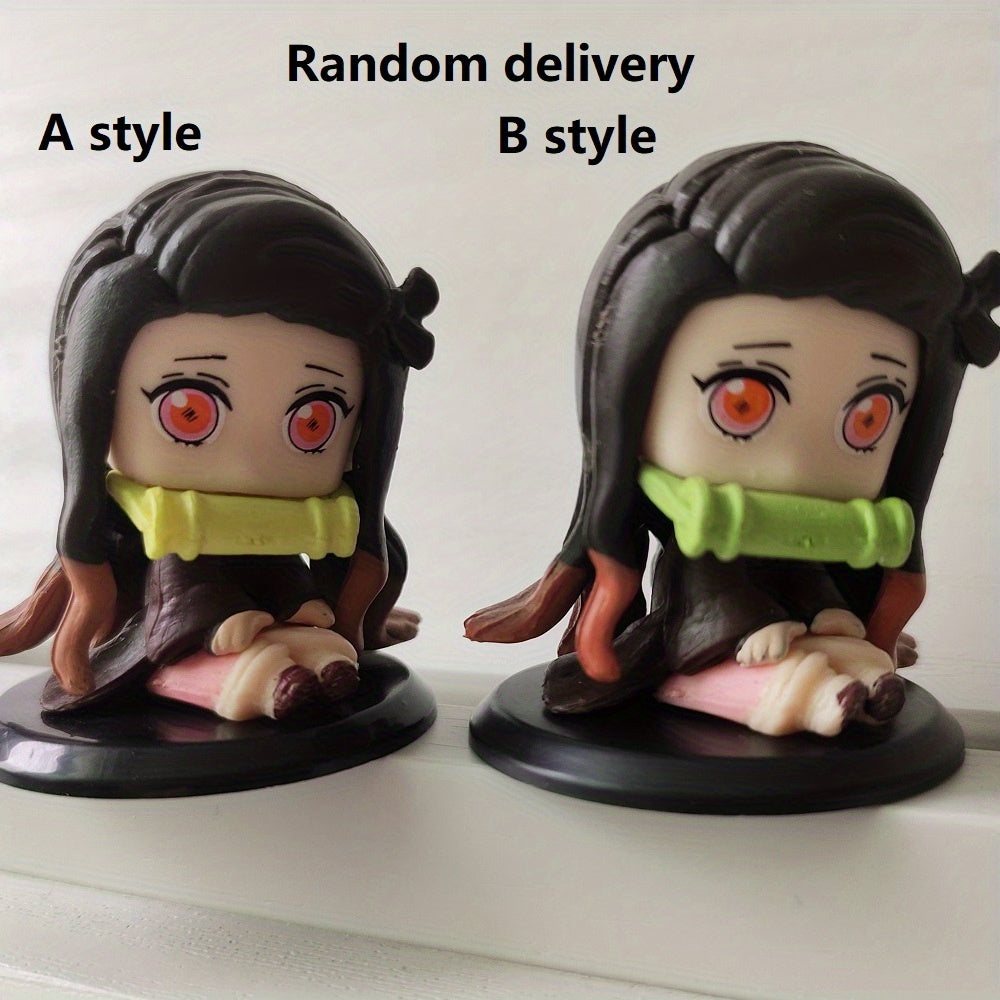 Set Of 5 Anime Figures Toys Children's Fan Series Desktop Accessories