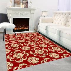 Rose Pattern Large Area Carpet for Living Room Bedroom