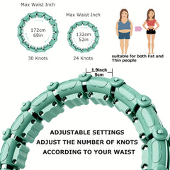 Adjustable Smart Fitness Hoop for Weight Loss