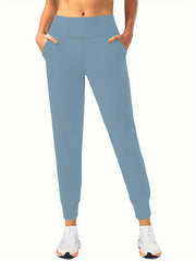 High Waist Women's Workout Joggers With Pocket