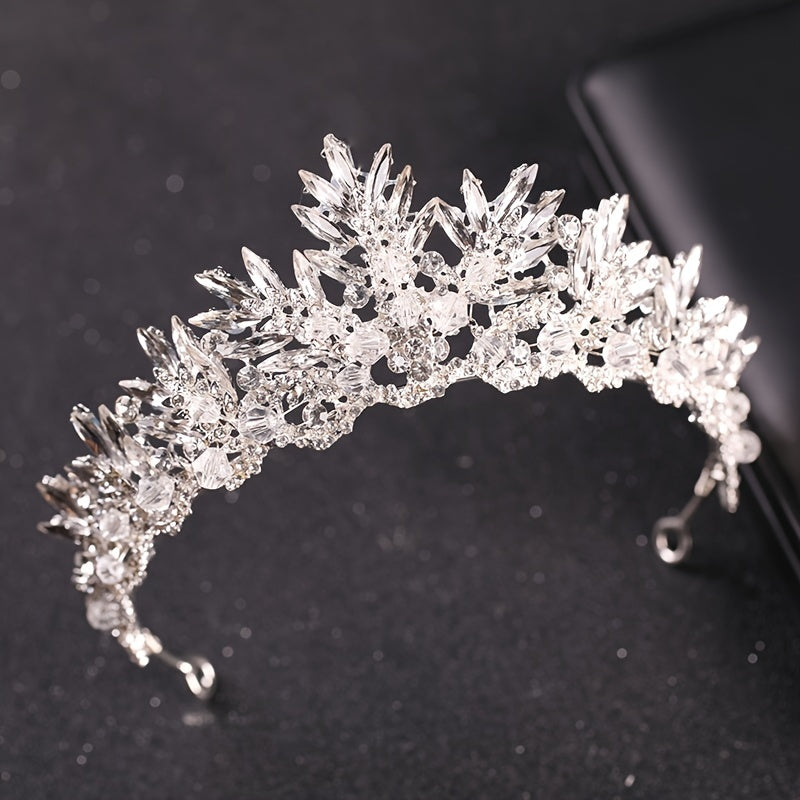 Vintage Crystal Bridal Tiara Wedding Women Hair Jewelry