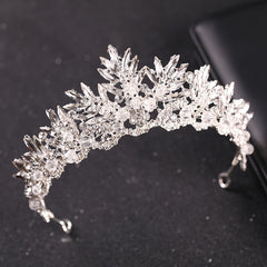 Vintage Crystal Bridal Tiara Wedding Women Hair Jewelry