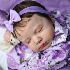 50 Sleeping Youngsters Reborn Doll with 3D Paint Veins Realistic Art Toy
