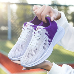 Women's Lace Up Sneakers Lightweight Running Shoes