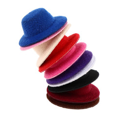 5pcs 1:12 Dollhouse Hat Mini Dolls House Accessories