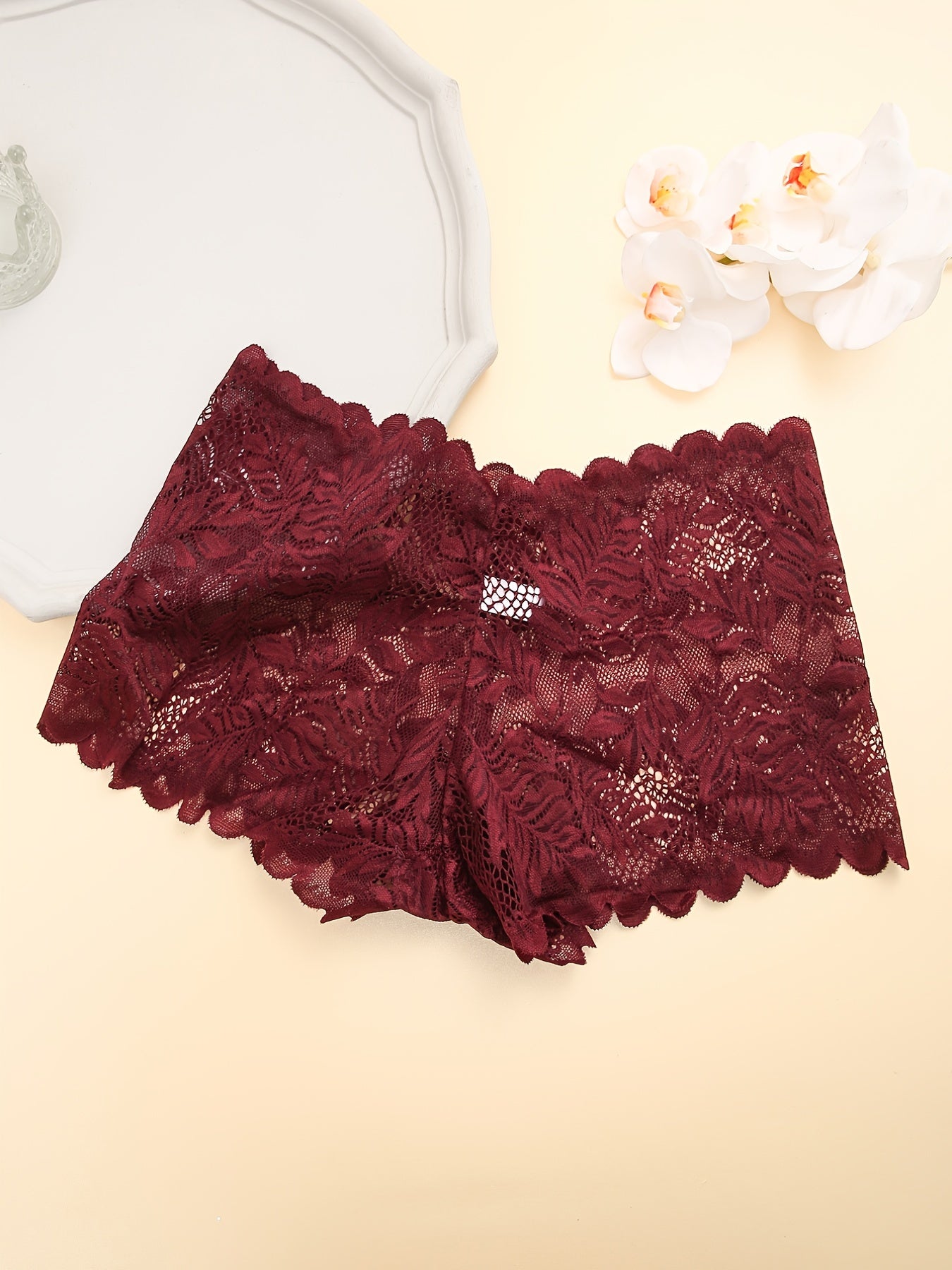 Sexy Lace Boyshort Panties Women's Lingerie