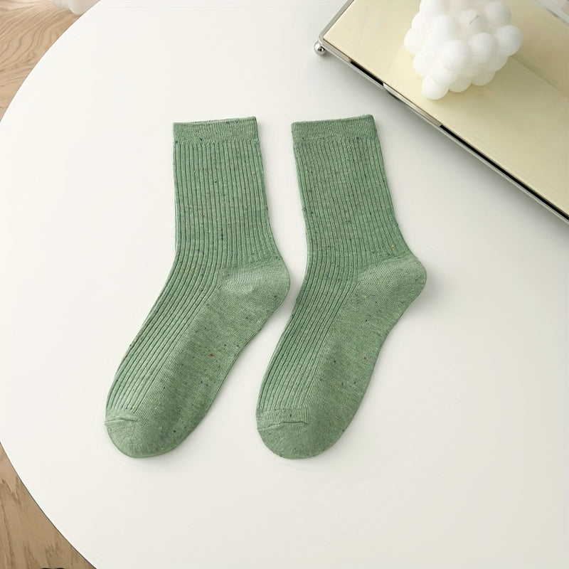 Colorful Polka Dot Socks Women's Mid Tube Stockings