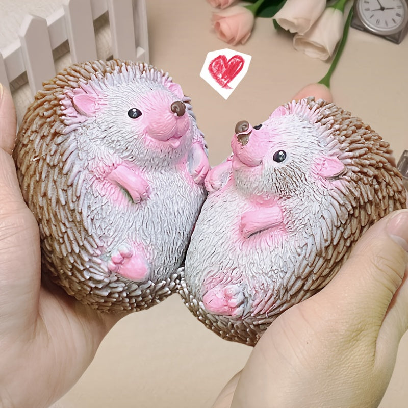 Fox Themed Squeeze Toy Pink Accents Realistic Cartoon Animal TPR Material