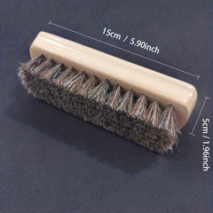 Horse Hair Shoe Brushes for Polishing Leather Shoes Boots