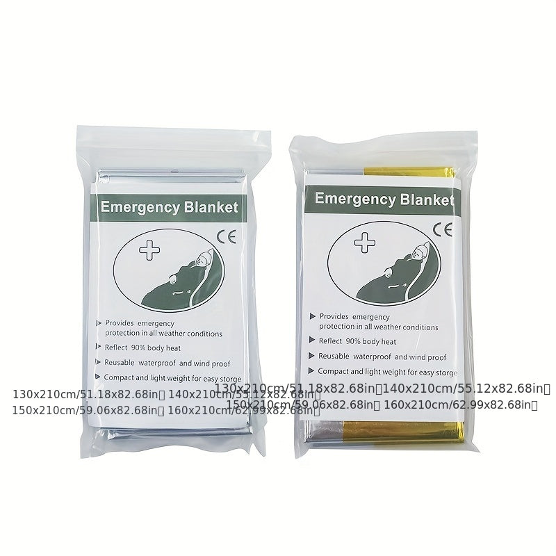 Portable Thermal Blanket for Outdoor First Aid